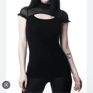 Killstar Rayne mesh keyhole top